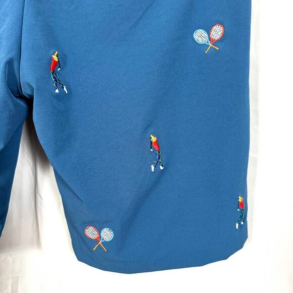 NWT- Castaway Nantucket Embroidered Performance Shorts Golf/Tennis Men 30W x 9L - Picture 6 of 8